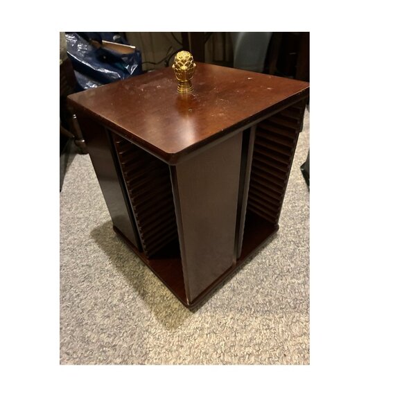 Retro Wooden CD Stand - The Bombay Company! - Picture 2 of 2